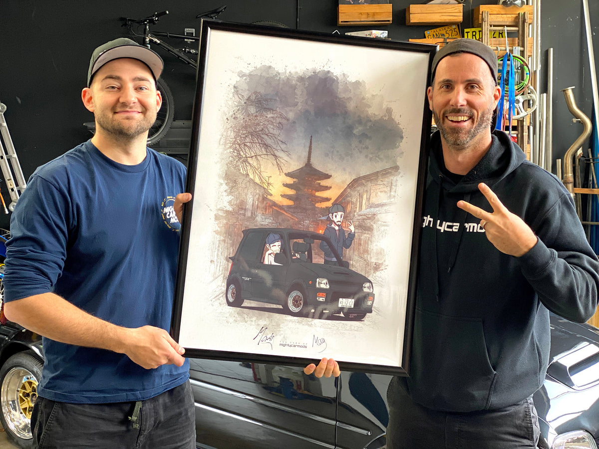 Limited Edition JDM MIRA Poster [AUTOGRAPHED] – Mighty Car Mods