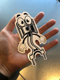 Rodney the Piston Sticker