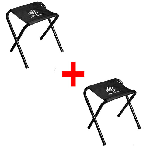 Twin Pack MCM Folding Stool: Max 100kg
