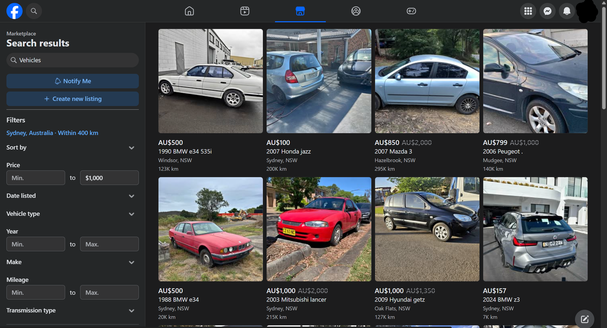 The reality of $1000 cars