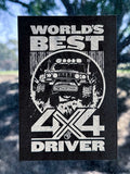 World's Best 4x4 Driver Sticker