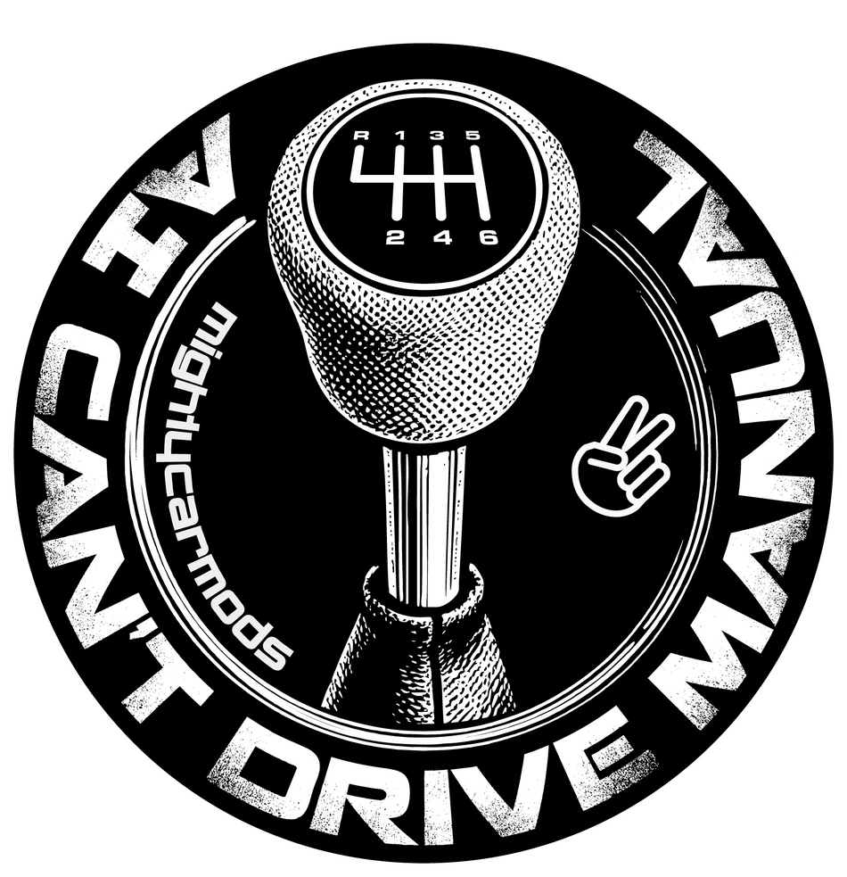 Ai Can't Drive Manual Sticker
