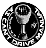 Ai Can't Drive Manual Sticker