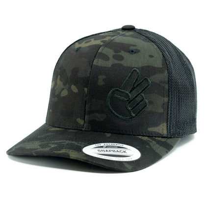 Chopped Camo Cap [BLACK EDITION]