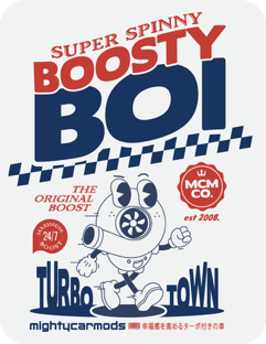Boosty Boi Sticker