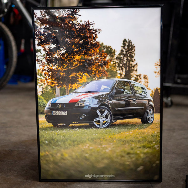 Renault Clio Poster Mighty Car Mods