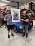 Limited Edition WRX STI Poster [AUTOGRAPHED]