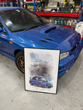 Limited Edition WRX STI Poster [AUTOGRAPHED]