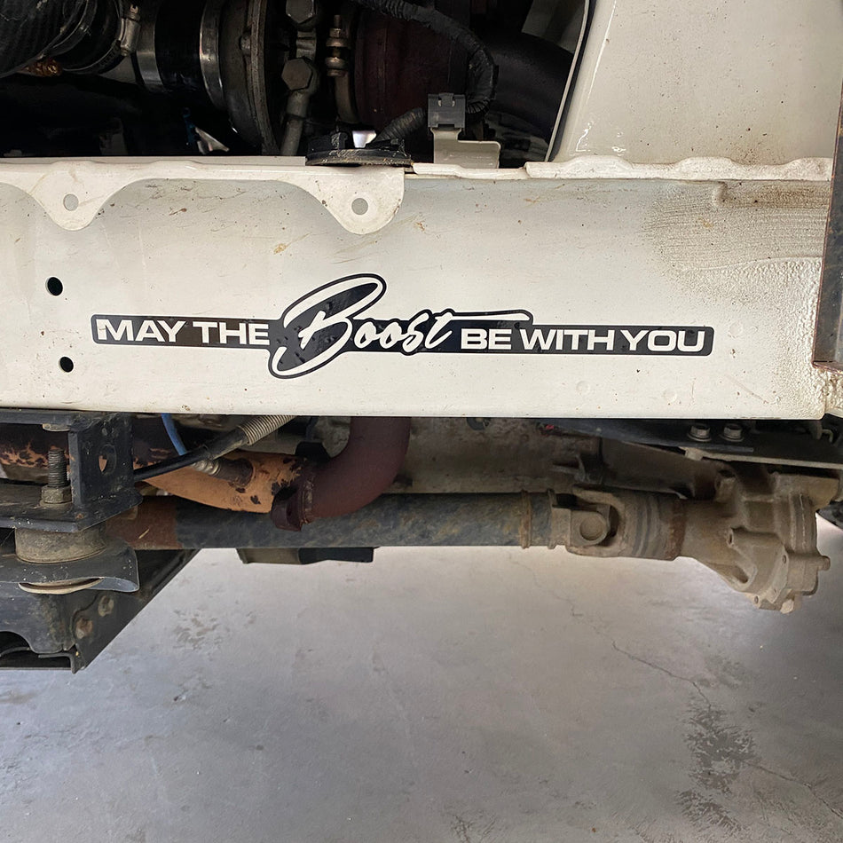 May the Boost be With You Sticker