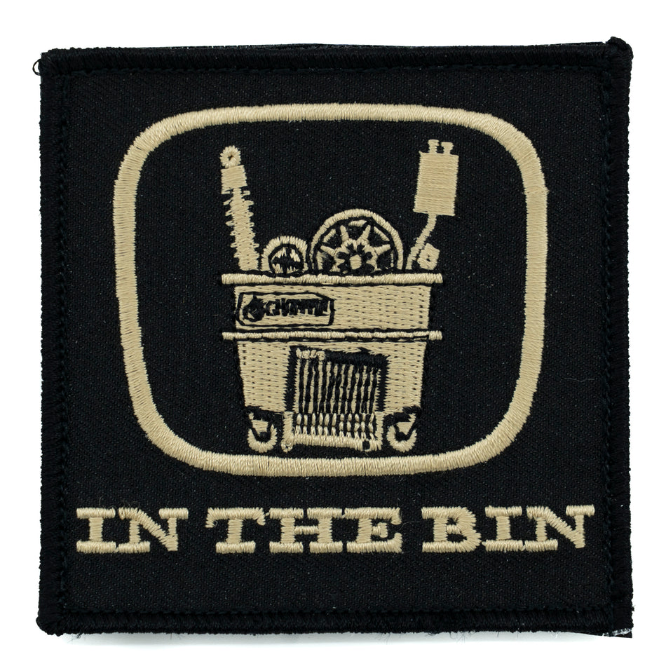 In The Bin Velcro Backpack Patch