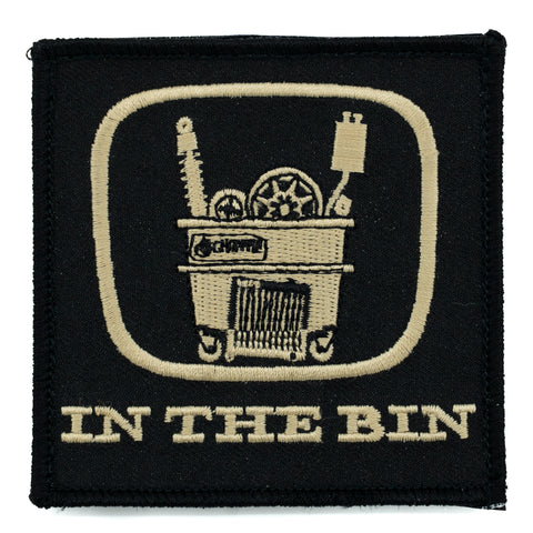 In The Bin Velcro Backpack Patch
