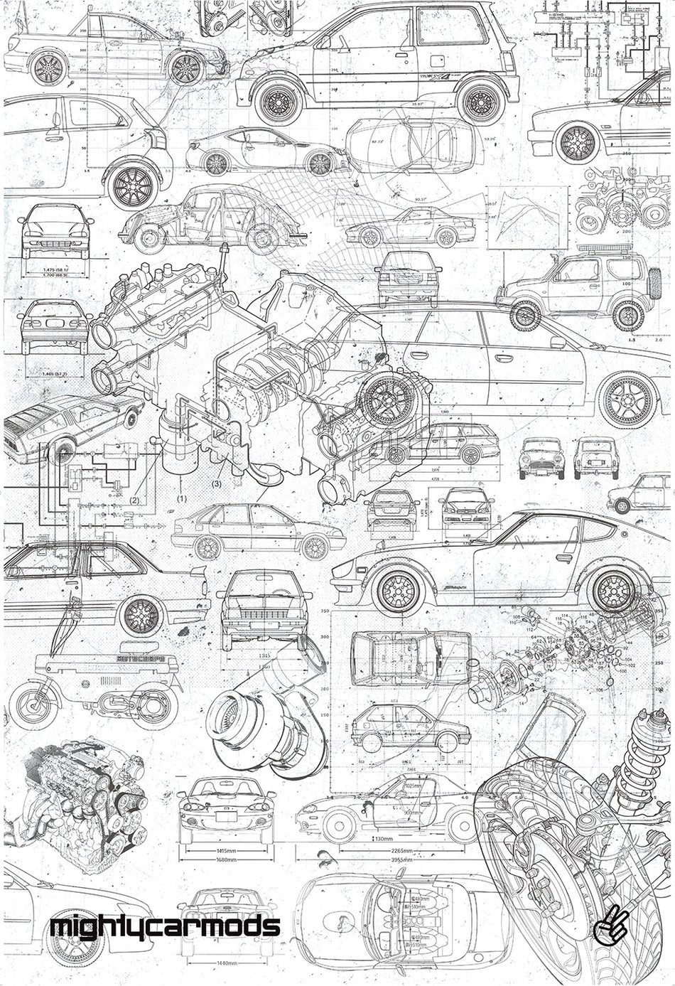 MCM Tea Towel / Dish Towel
