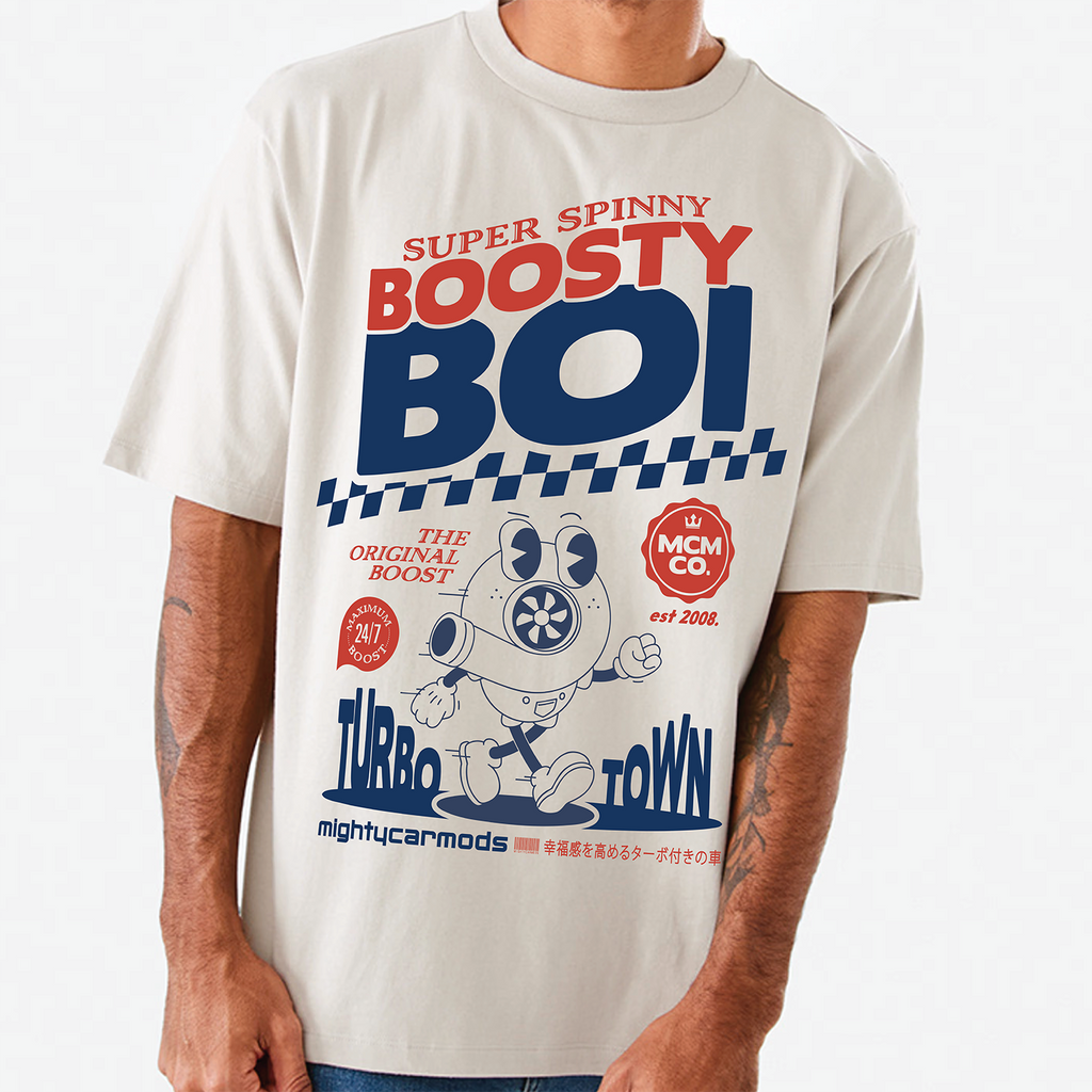 Clothing Turbo Boost T Shirts Boosty Boi T-Shirt – Mighty Car Mods