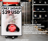 Limited Edition Car Poster [AUTOGRAPHED]