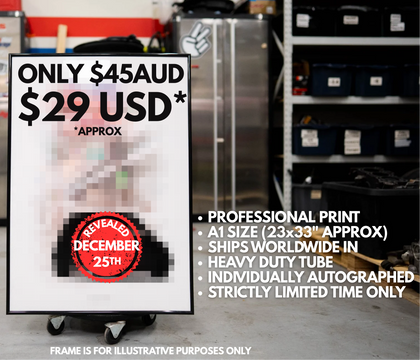 Limited Edition Car Poster [AUTOGRAPHED]