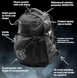 Tactical Laptop Backpack [Black Edition]