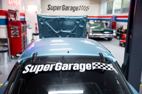 SuperGarage Windscreen Sticker