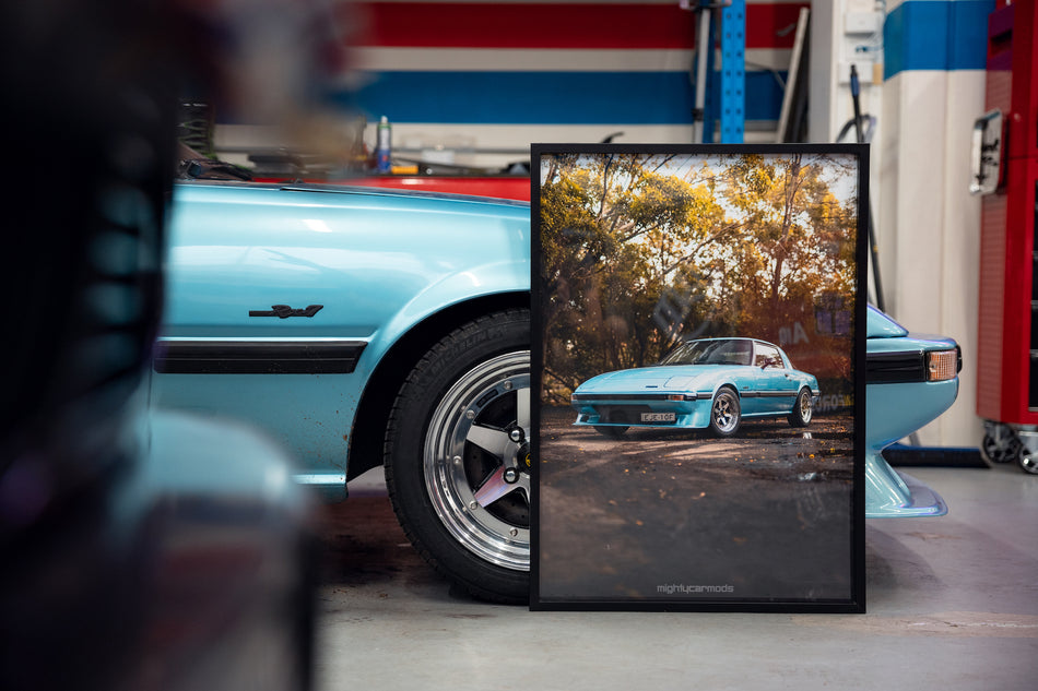 Mazda Series 2 RX7 Poster