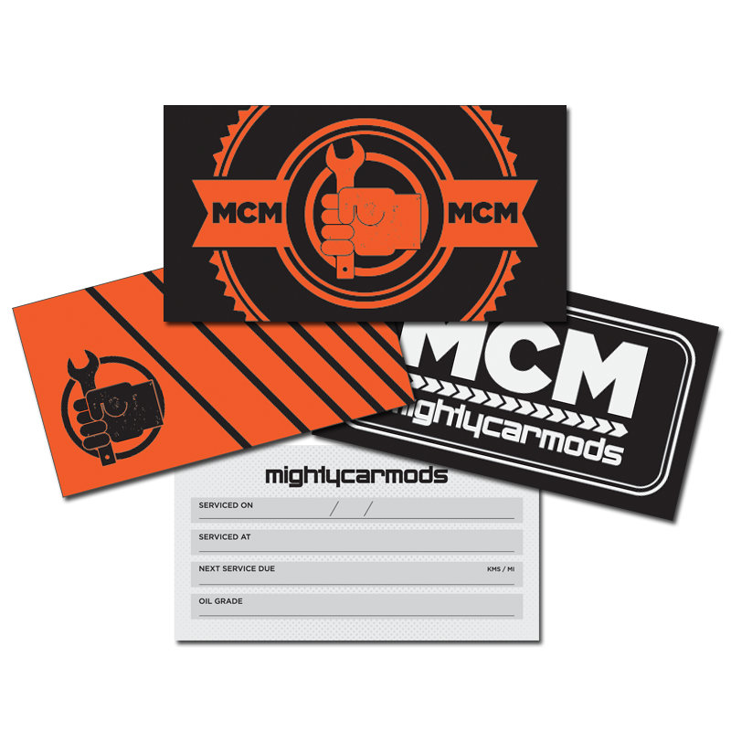 Com Mod Label Mighty Car Mods Service Labels - Multipack