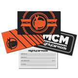 Mighty Car Mods Service Labels - Multipack