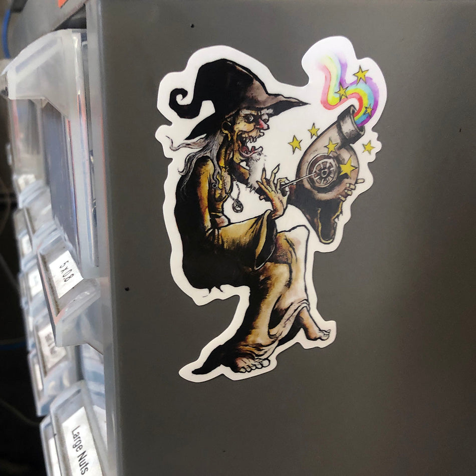 Electric Space Wizard Sticker