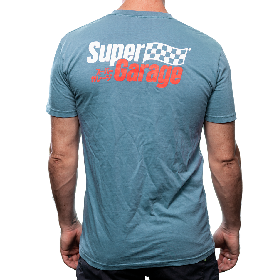 SuperGarage Tee Shirt - Classic Blue