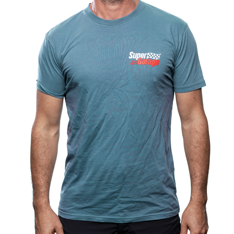 SuperGarage Tee Shirt - Classic Blue