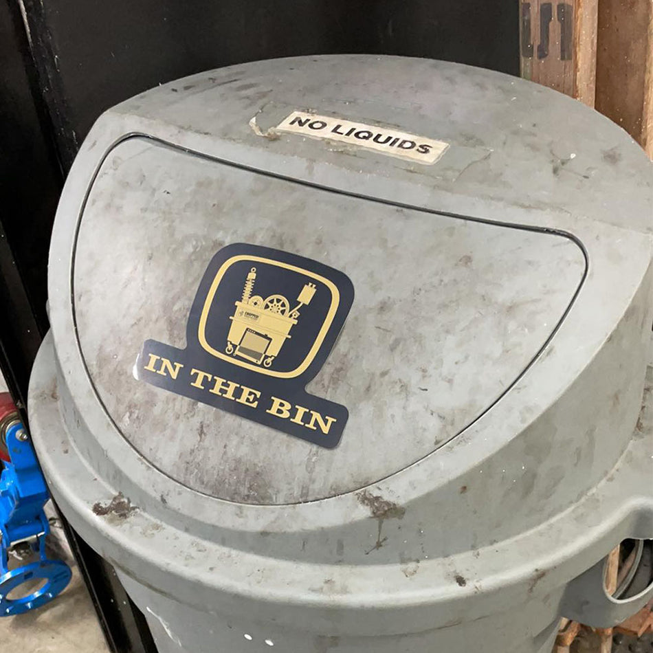 In The Bin Toolbox Sticker